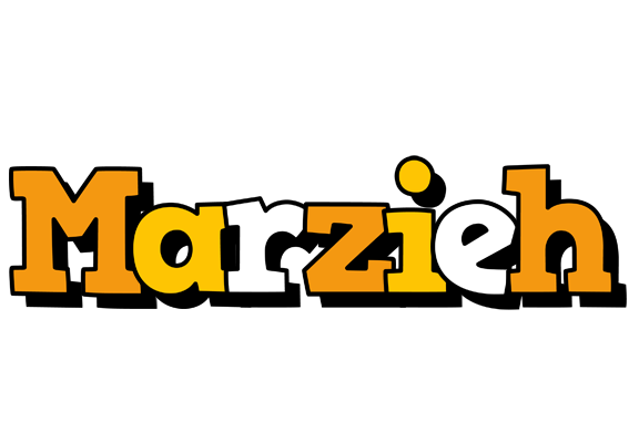 Marzieh cartoon logo