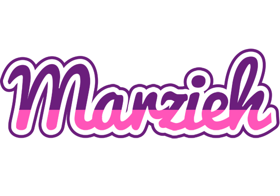 Marzieh cheerful logo