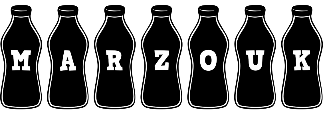 Marzouk bottle logo