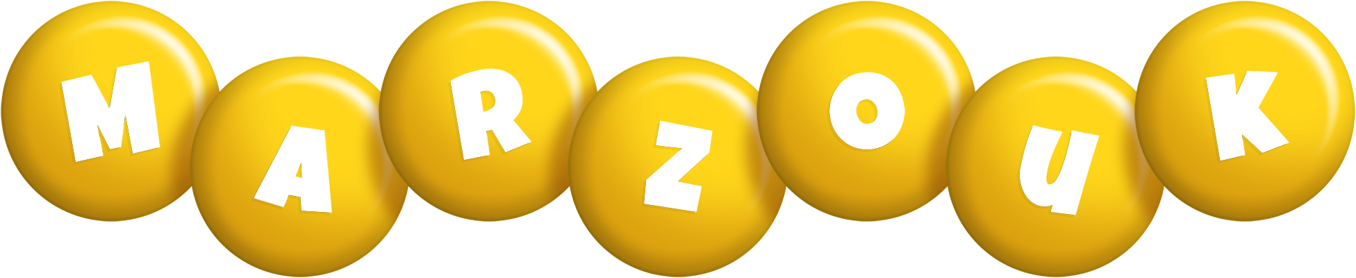 Marzouk candy-yellow logo