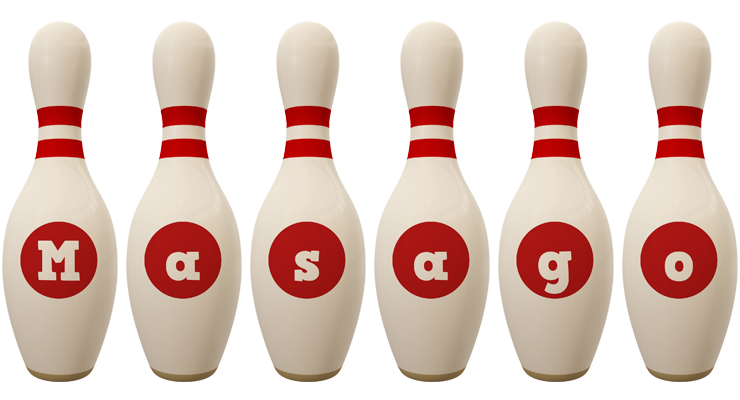 Masago bowling-pin logo