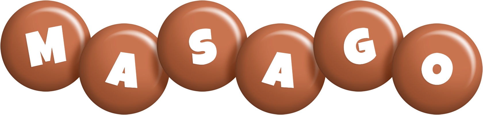 Masago candy-brown logo
