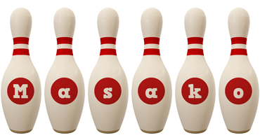 Masako bowling-pin logo