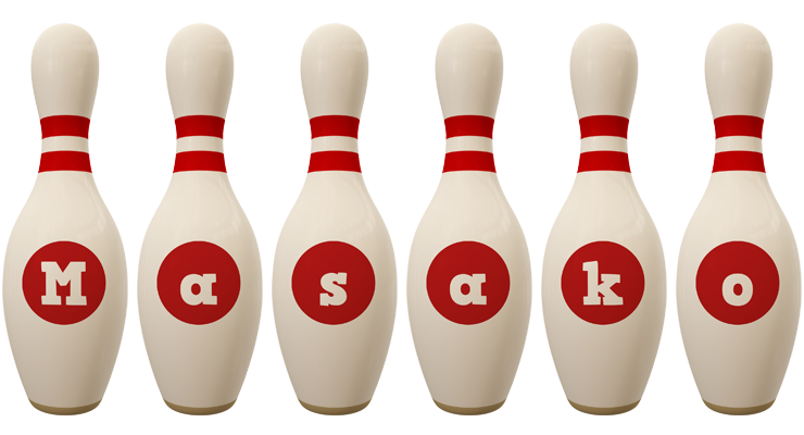 Masako bowling-pin logo