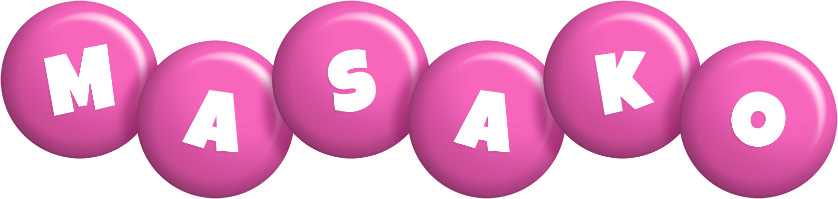 Masako candy-pink logo