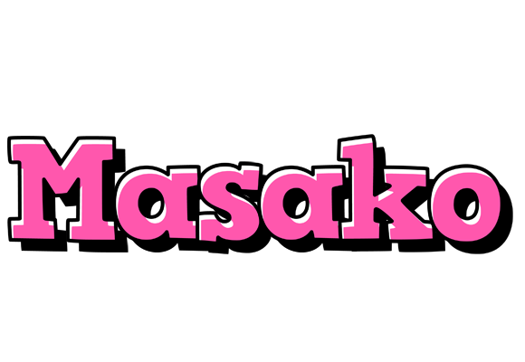 Masako girlish logo