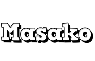 Masako snowing logo