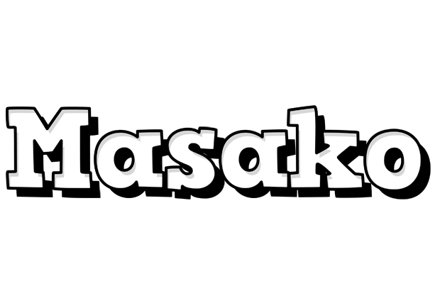 Masako snowing logo