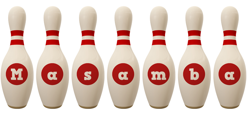 Masamba bowling-pin logo