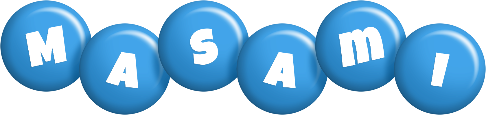 Masami candy-blue logo