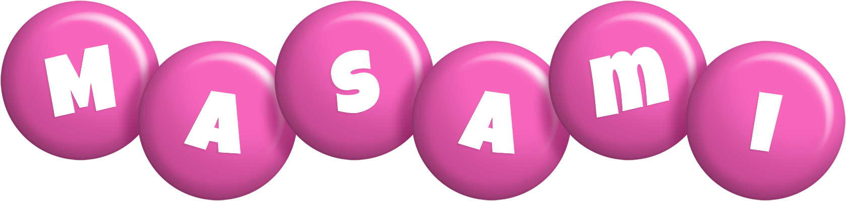 Masami candy-pink logo