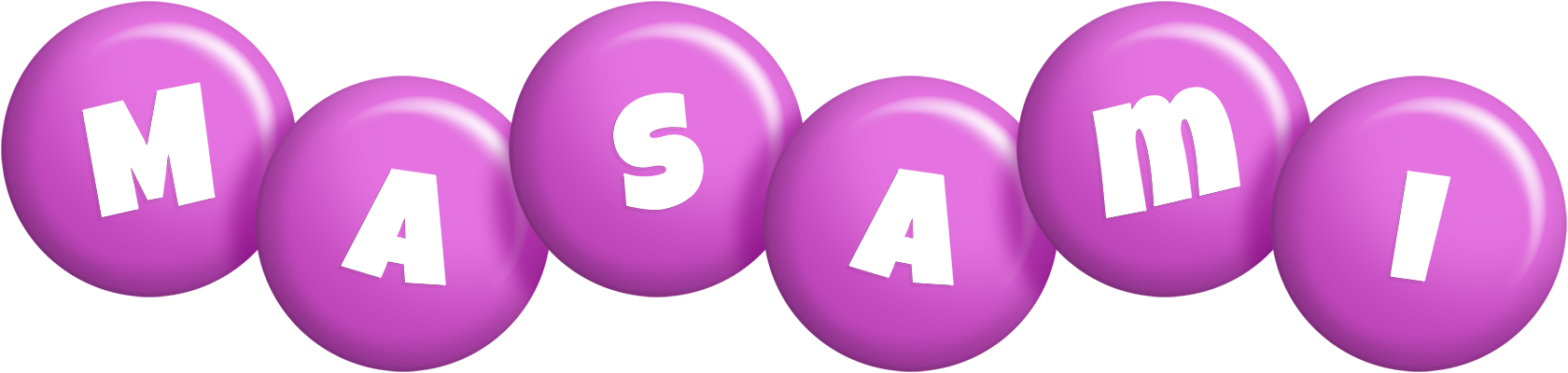 Masami candy-purple logo