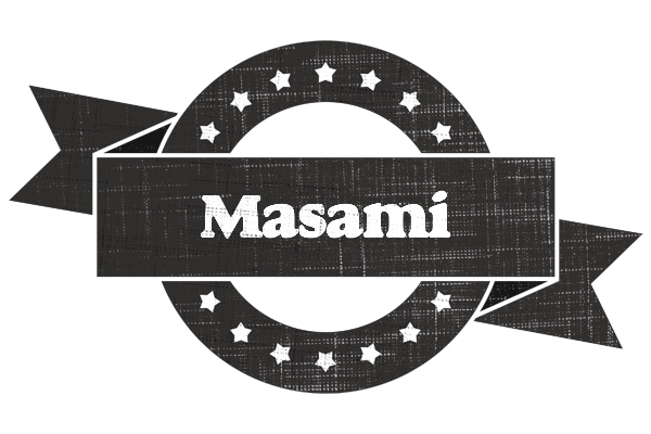 Masami grunge logo
