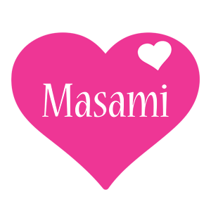 Masami love-heart logo