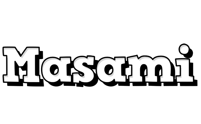 Masami snowing logo