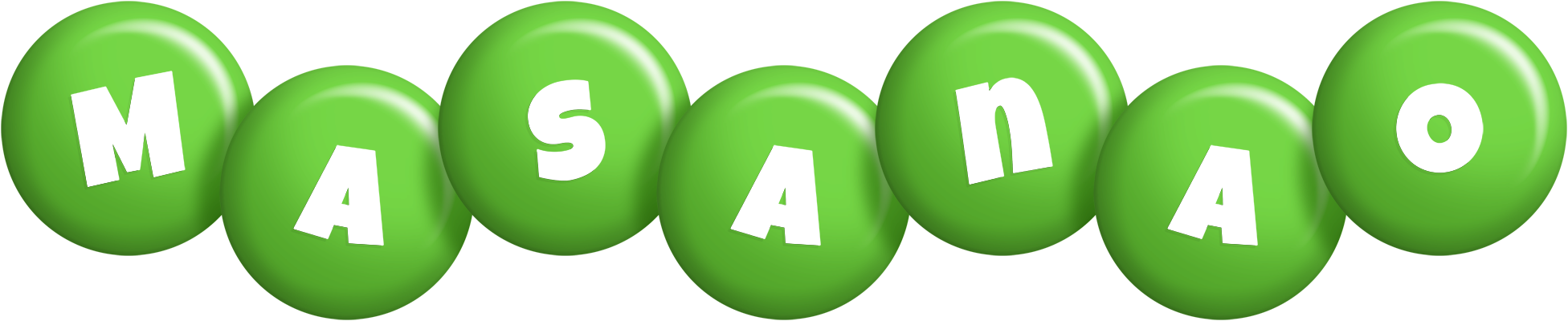 Masanao candy-green logo