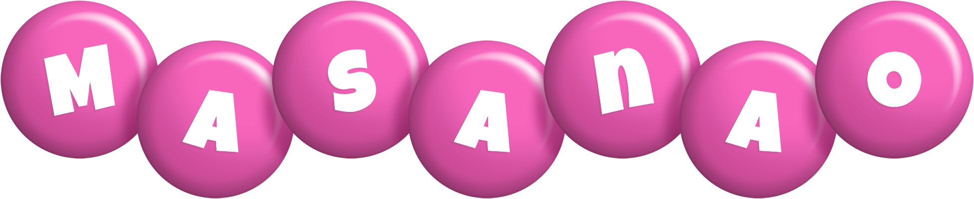 Masanao candy-pink logo