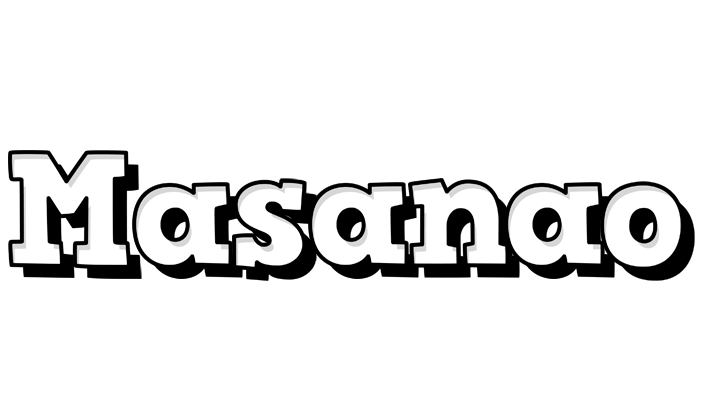 Masanao snowing logo