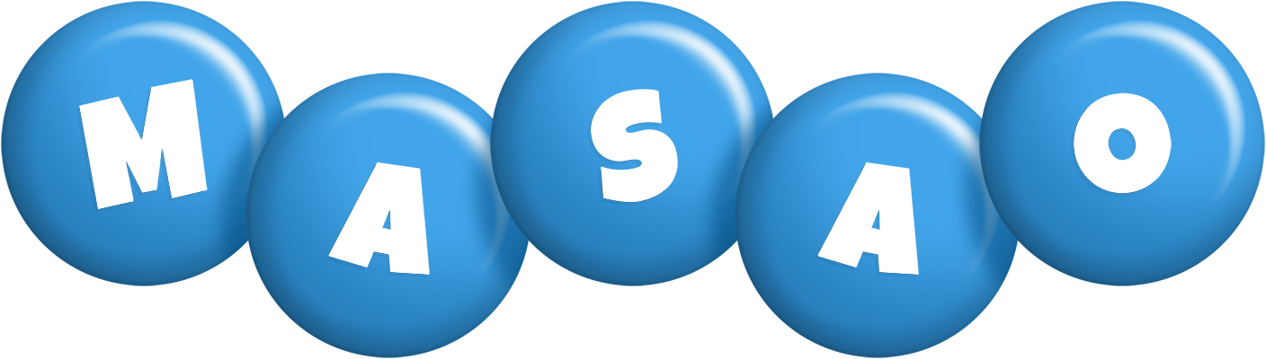 Masao candy-blue logo