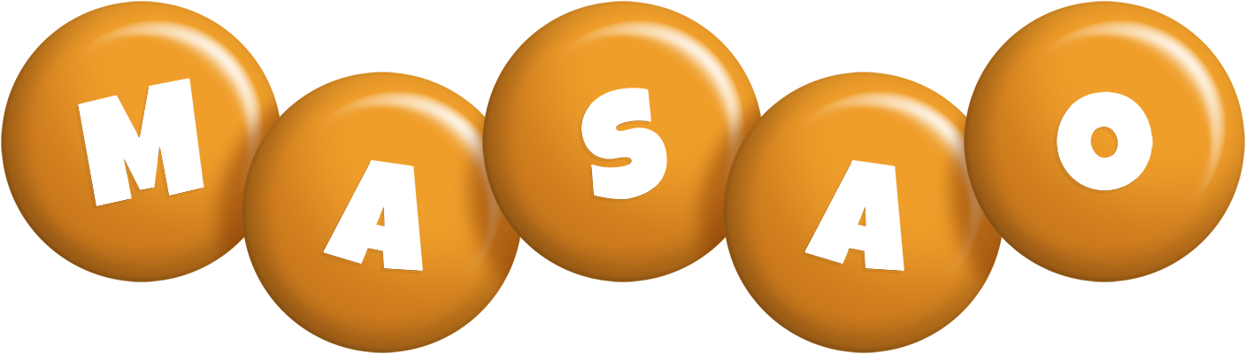 Masao candy-orange logo