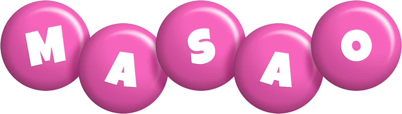 Masao candy-pink logo