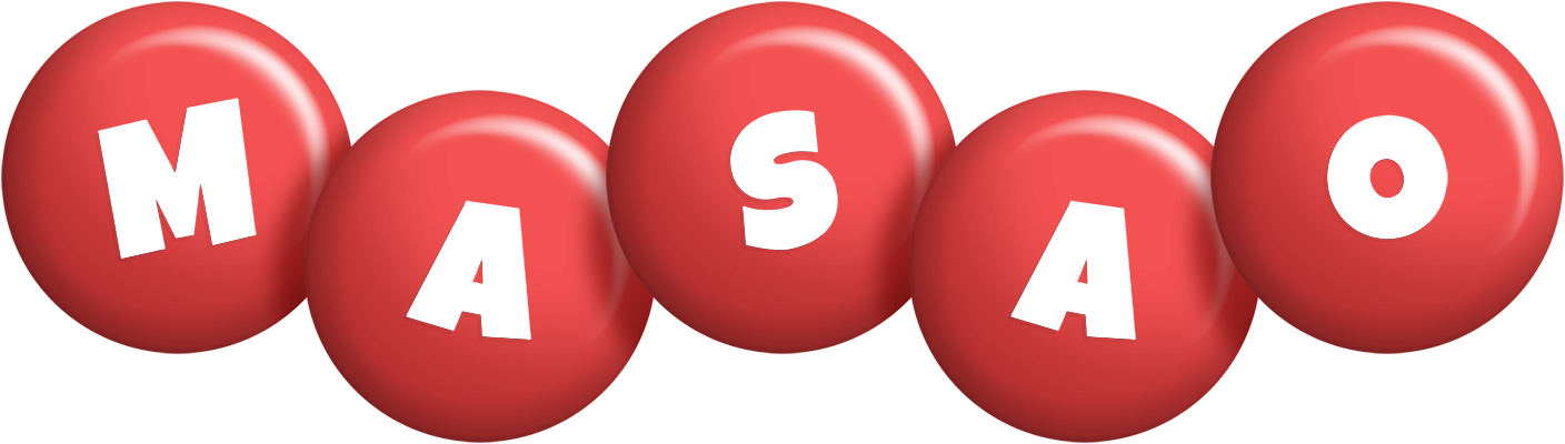 Masao candy-red logo