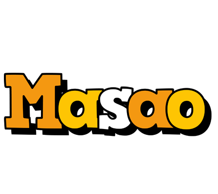 Masao cartoon logo