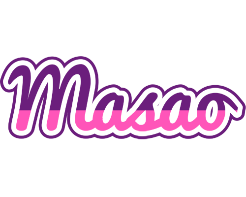 Masao cheerful logo