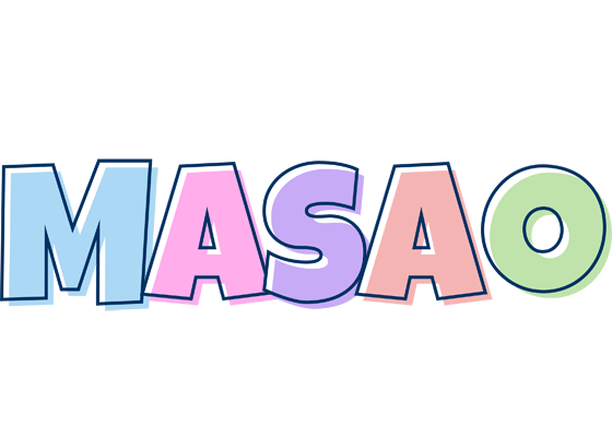 Masao pastel logo