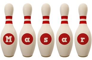 Masar bowling-pin logo