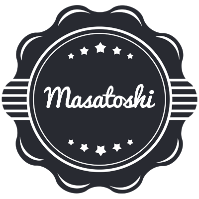 Masatoshi badge logo