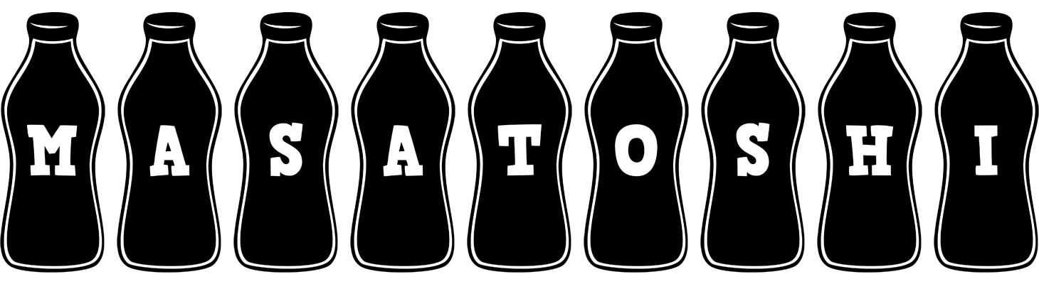 Masatoshi bottle logo