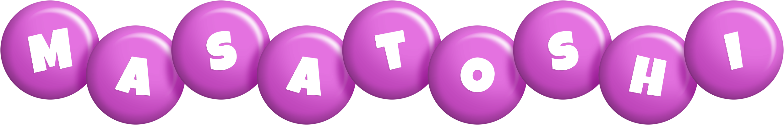 Masatoshi candy-purple logo