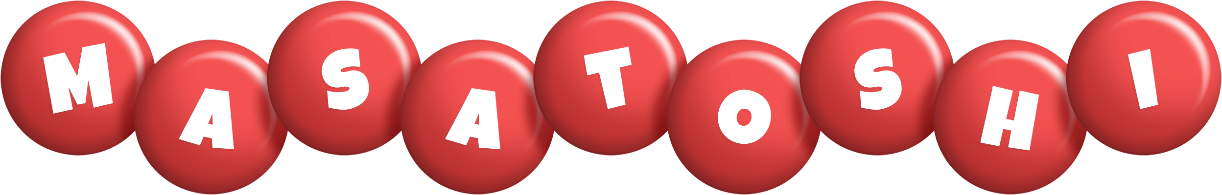 Masatoshi candy-red logo