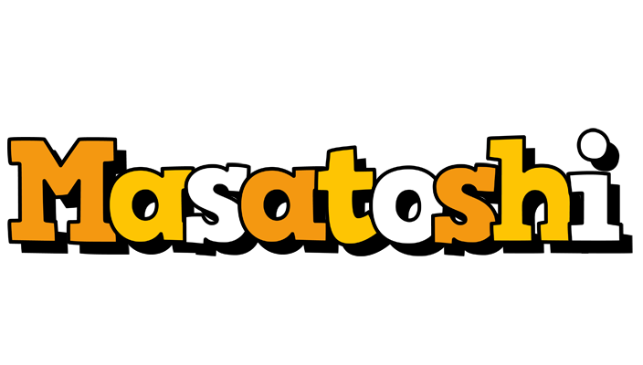 Masatoshi cartoon logo