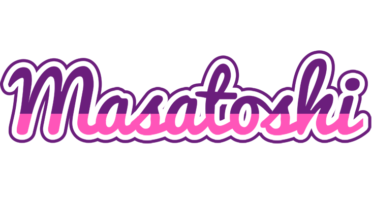Masatoshi cheerful logo
