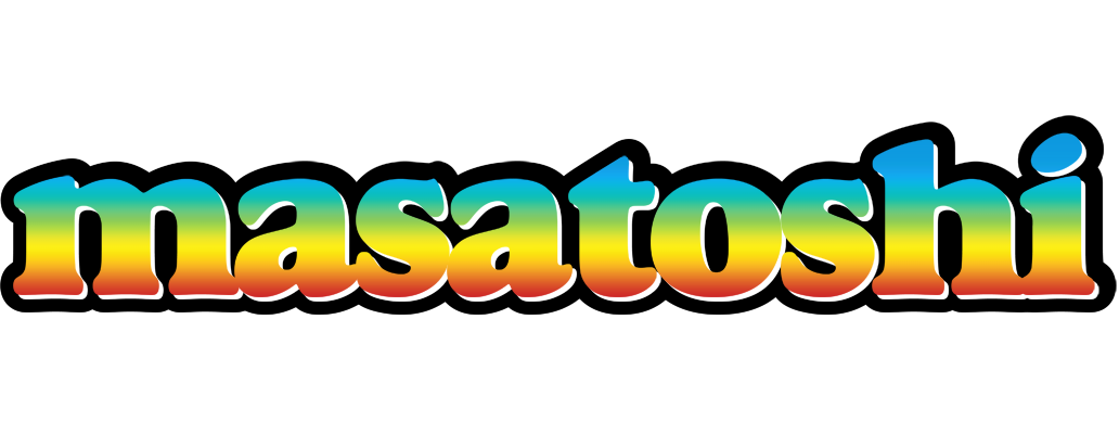 Masatoshi color logo