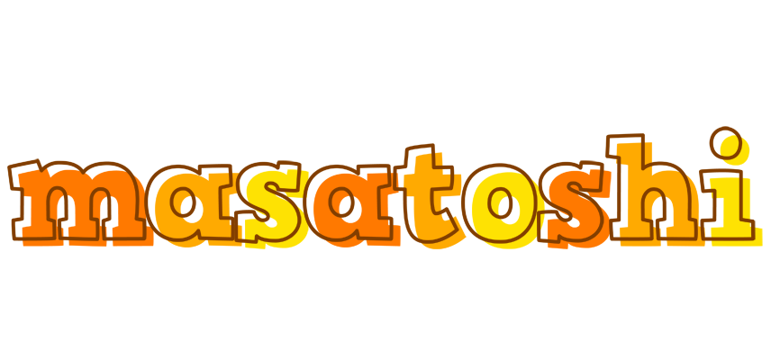 Masatoshi desert logo