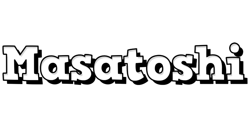 Masatoshi snowing logo