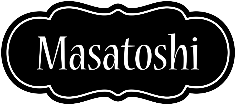 Masatoshi welcome logo