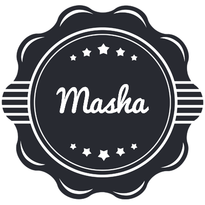 Masha badge logo