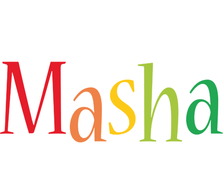 Masha birthday logo