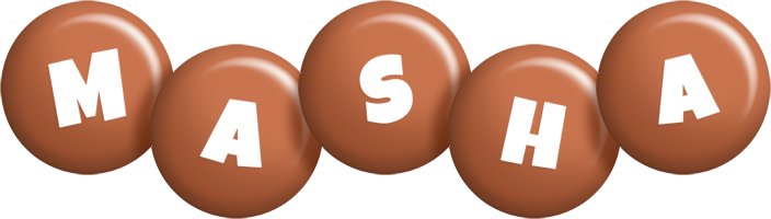 Masha candy-brown logo