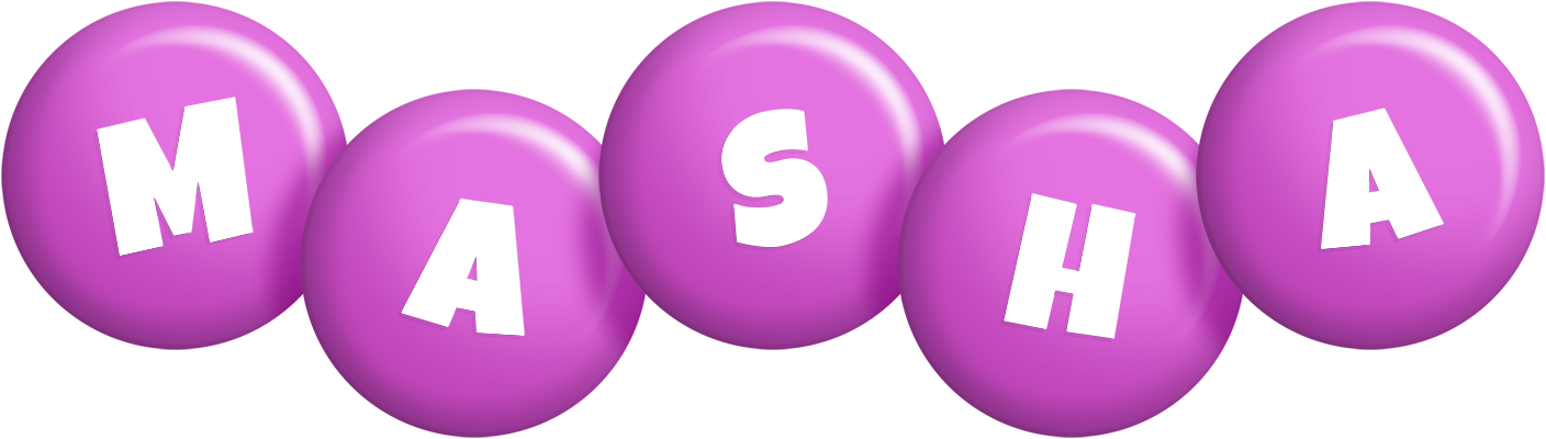 Masha candy-purple logo