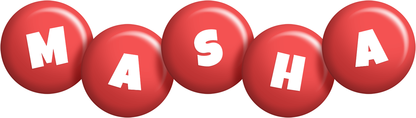 Masha candy-red logo