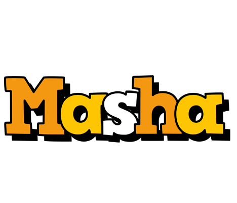Masha cartoon logo