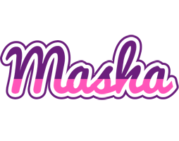 Masha cheerful logo