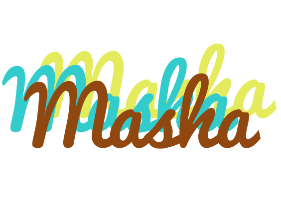 Masha cupcake logo