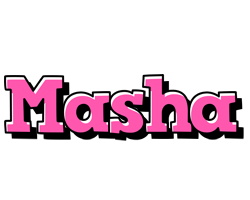 Masha girlish logo