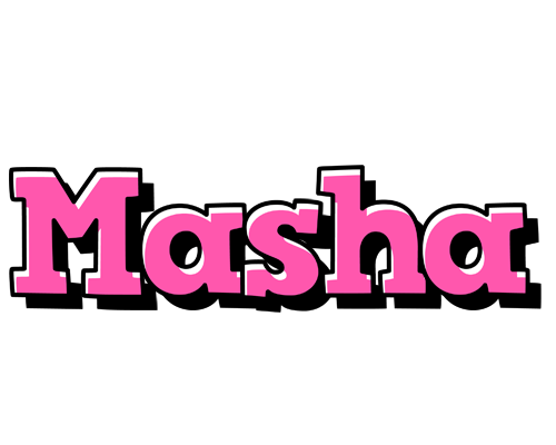 Masha girlish logo
